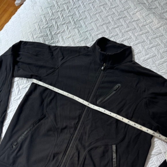 Lulu Lululemon Athletica Black Trainer Jacket Men Size Large Activewear Sporty - Picture 9 of 14